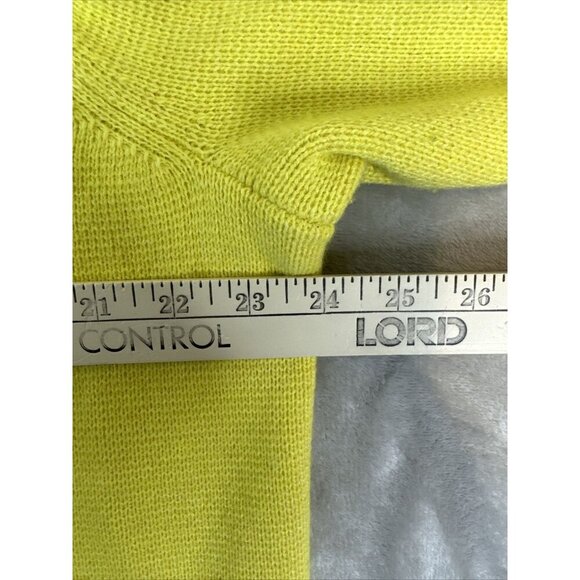 Women’s Talbots Cardigan Sweater Yellow Wool Blend Plus Size X - Picture 5 of 11